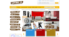 Desktop Screenshot of lepime.cz