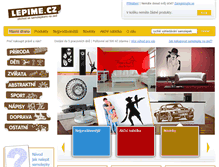 Tablet Screenshot of lepime.cz
